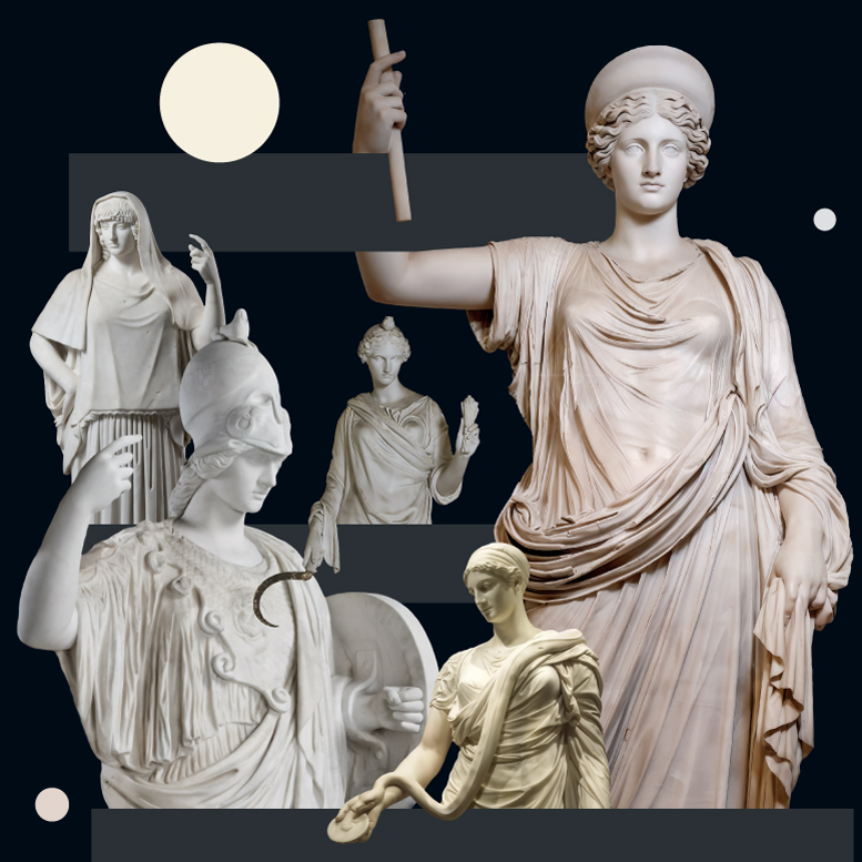 Rappresentazione tradizionale dei nodi lunari